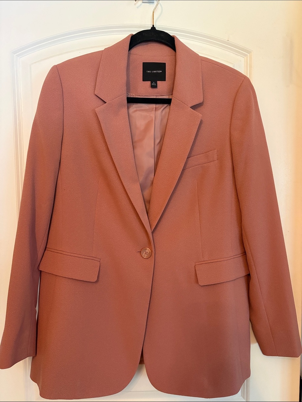 The Limited Women's Blazer in Mauve Rose